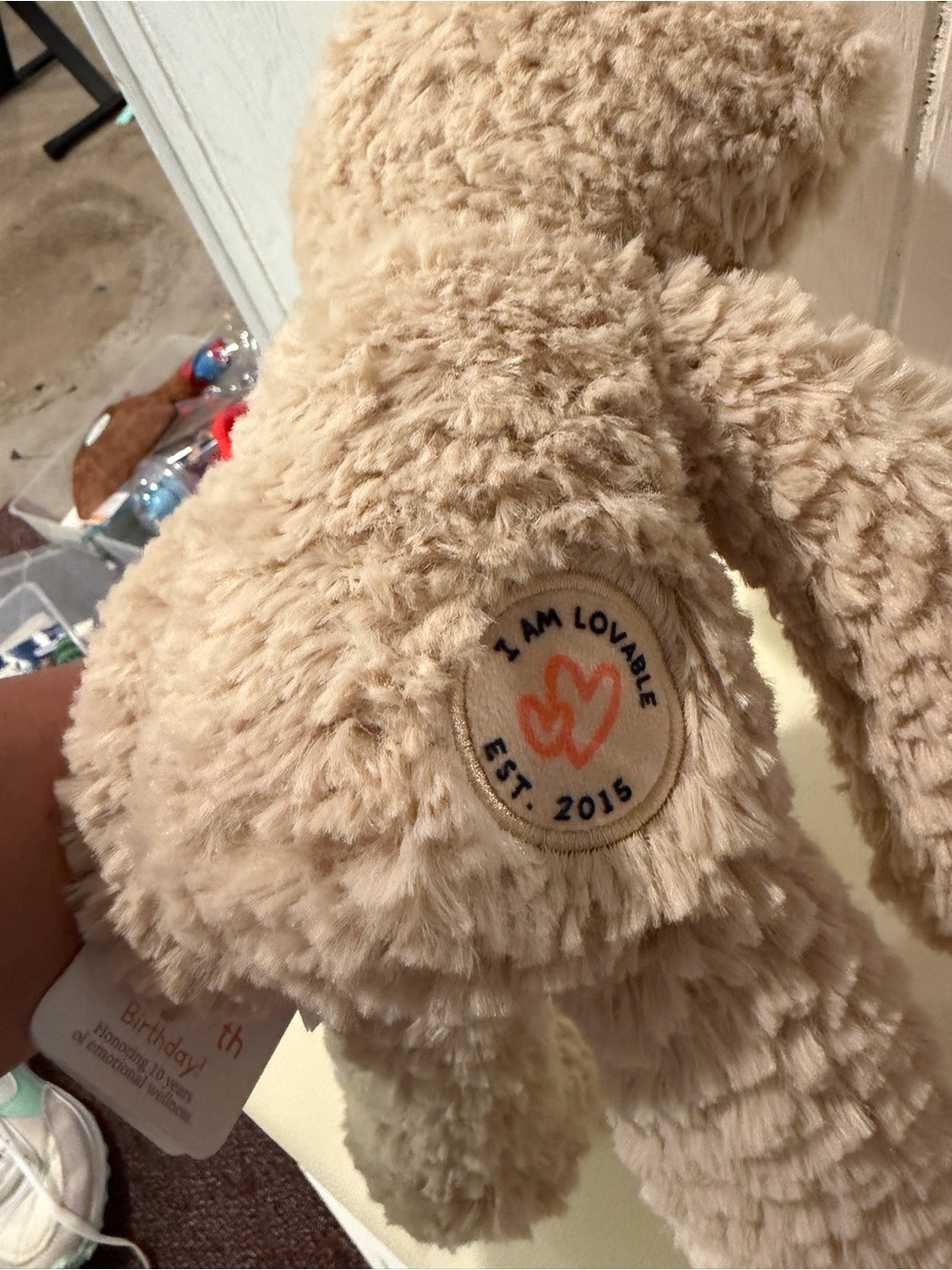 Plush Beige Bigfoot Stuffed Toy - Kids Toys - Picture 3 of 4